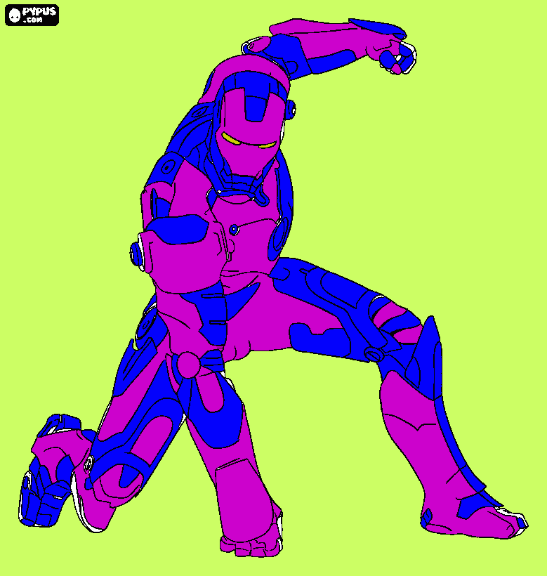 iroman 3 da colorare