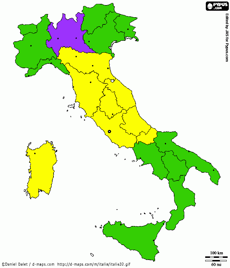 ITALIA ATTUALE da colorare