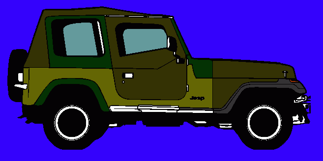 jeep militare da colorare