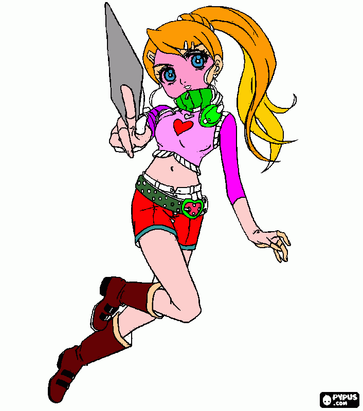 Julie da colorare