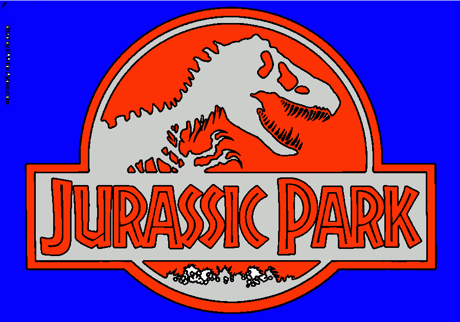 Jurassic Park da colorare