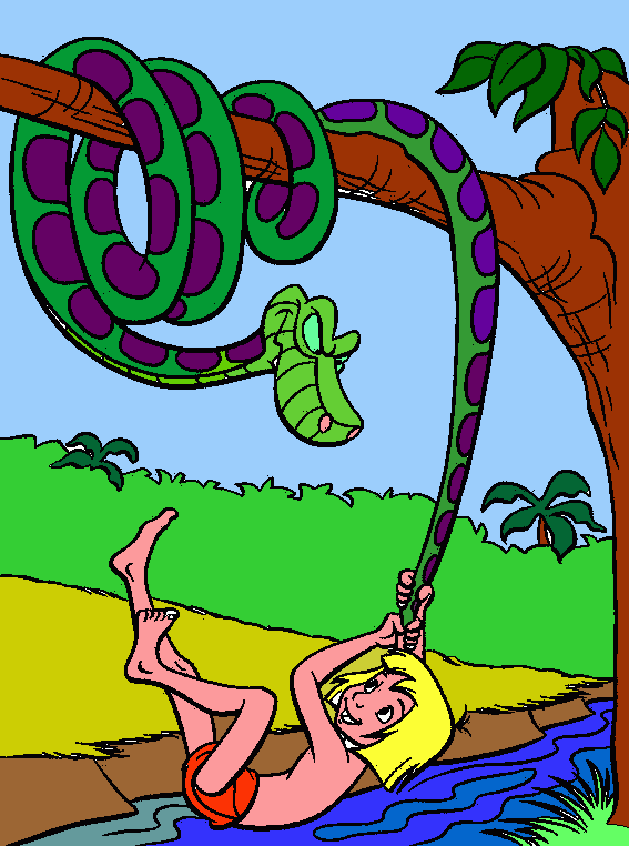 kaa da colorare