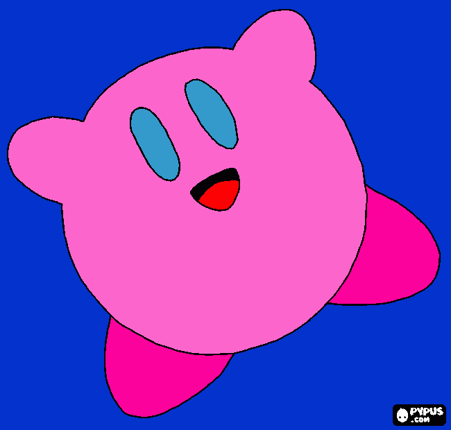 kirby 2 da colorare