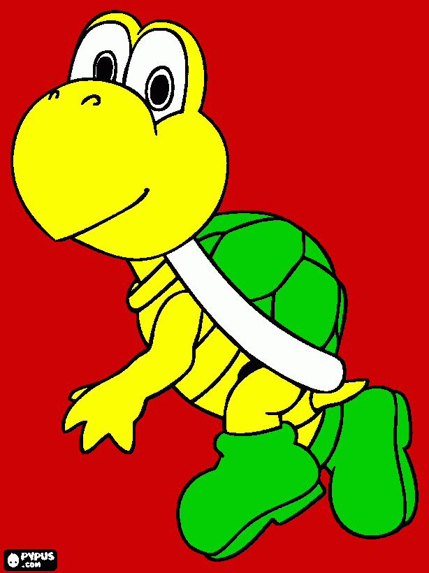 koopa da colorare