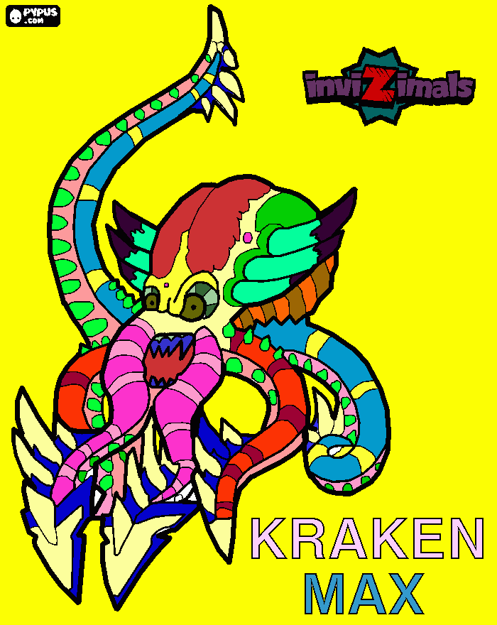 Kraken di Giacomo da colorare