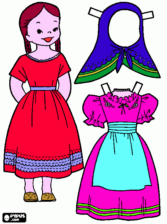 la mia amica camilla da colorare