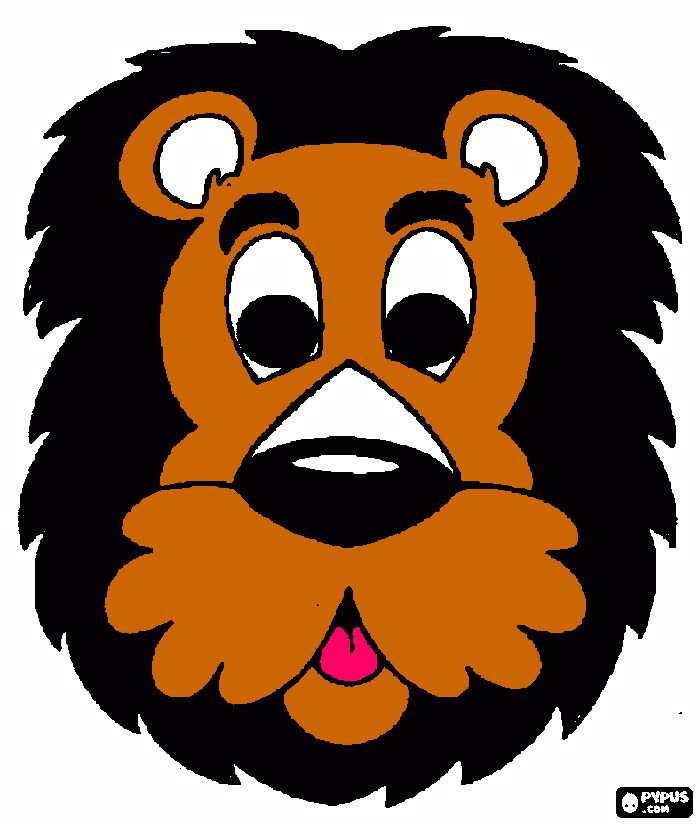 leone scar da colorare