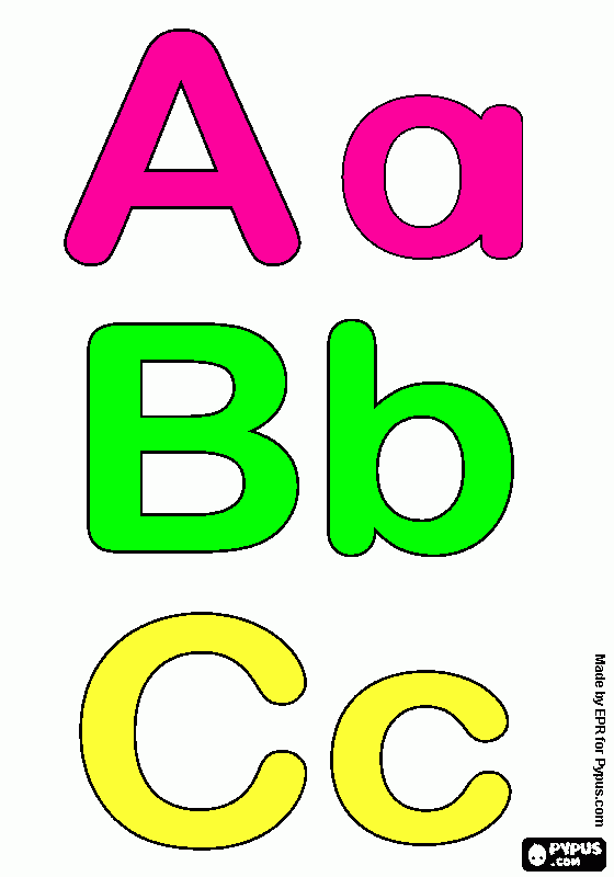 lettere mattia da colorare