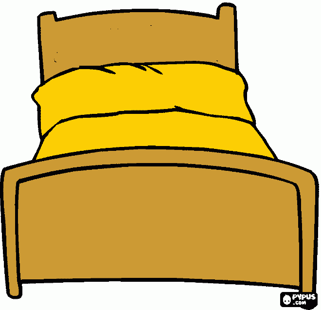 letto da colorare