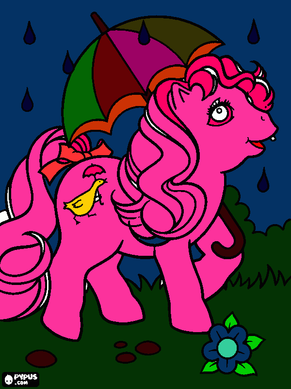 little pony da colorare