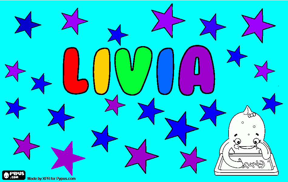 Livia da colorare