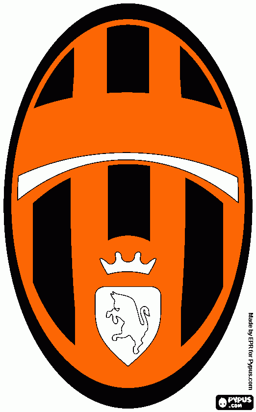 Logo juventus da colorare