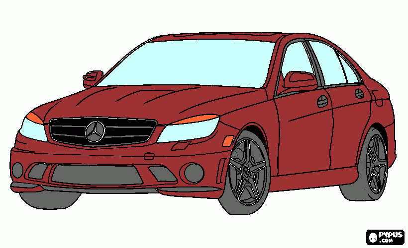MACHINA MERCEDES BEMZ da colorare