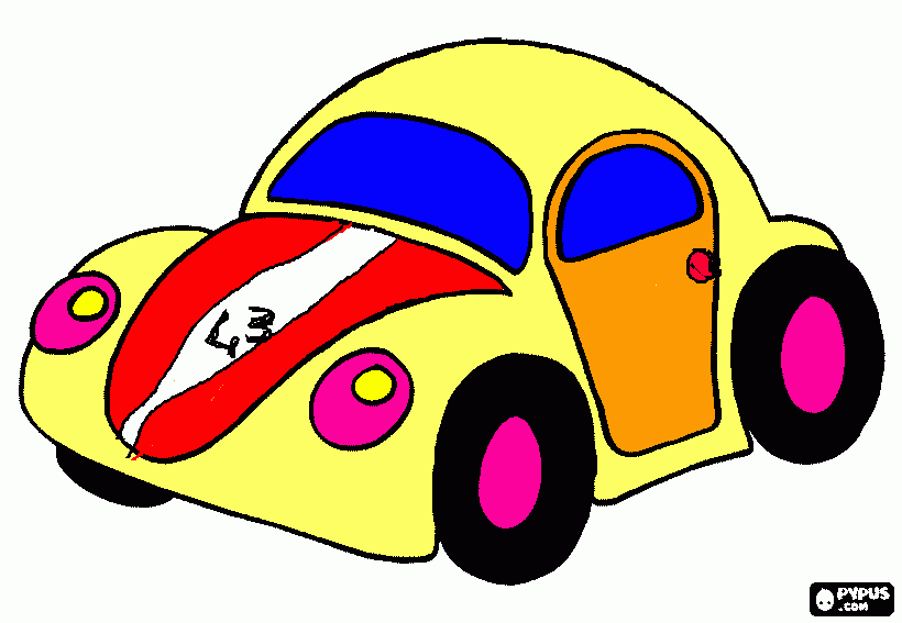 maggiolino da colorare