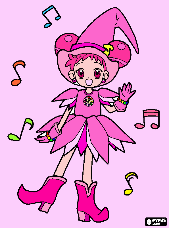 magica doremi da colorare