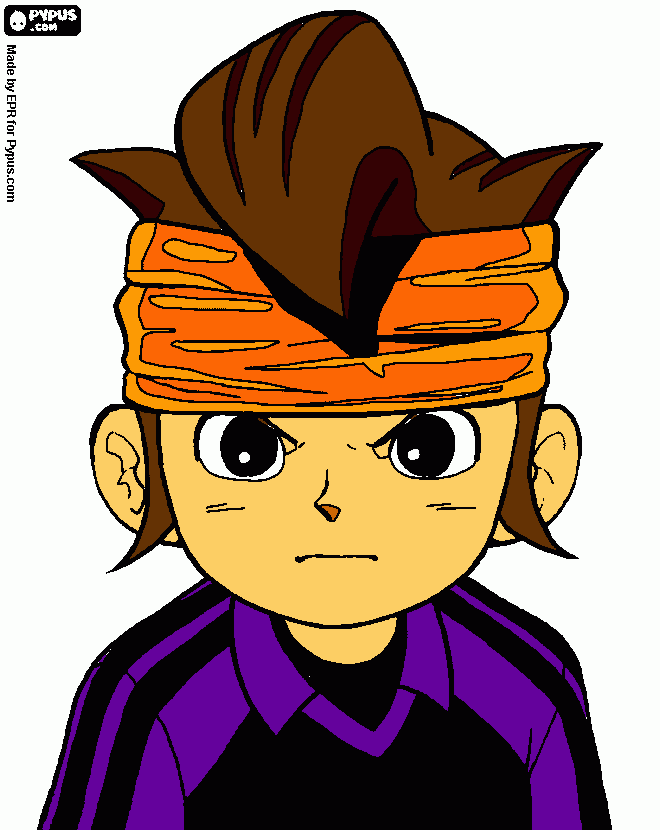 Mark Evans The goalkeeper of the raimon junior high da colorare