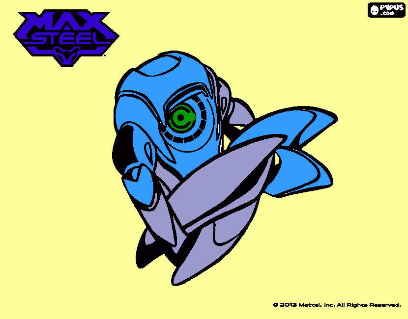 max steel da colorare