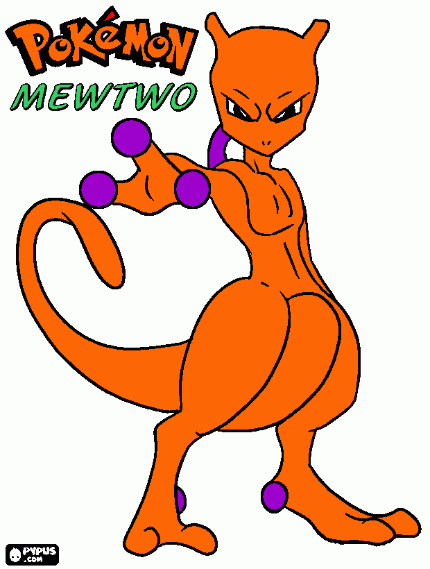 mewtwo da colorare