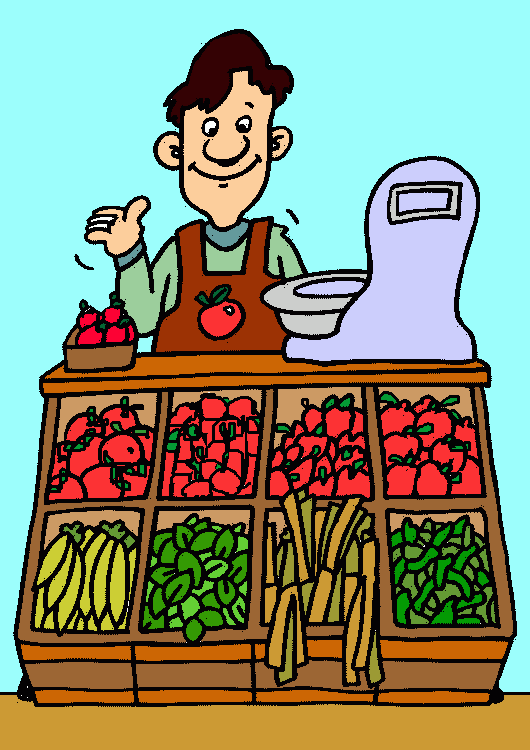 mig banchetto mercato da colorare