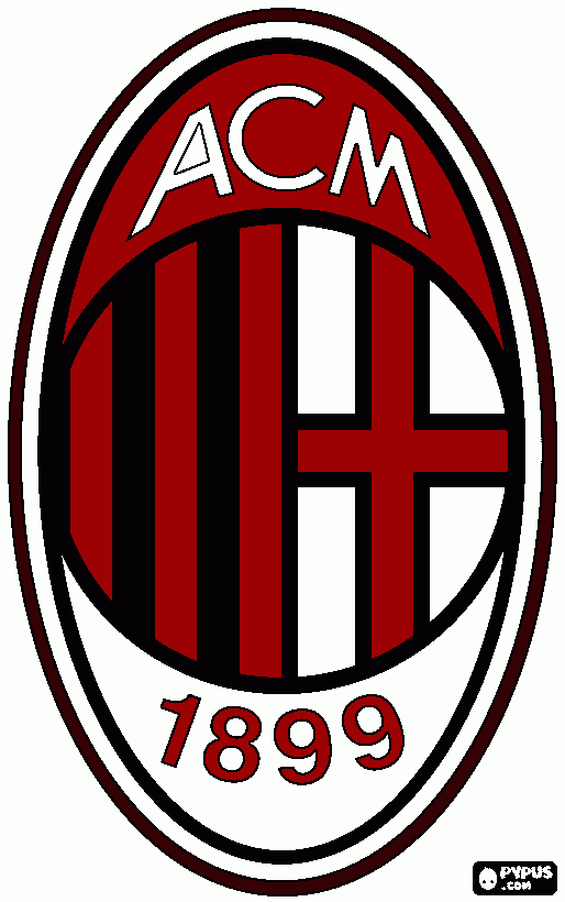 milan da colorare
