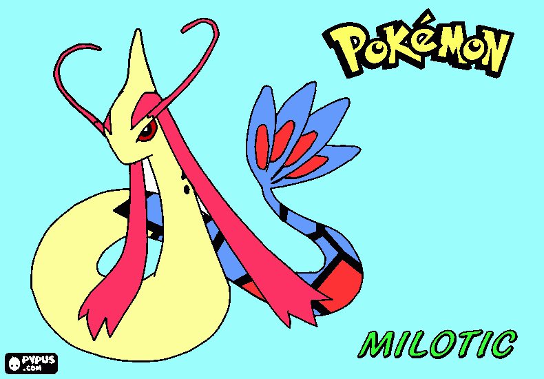 milotic da colorare