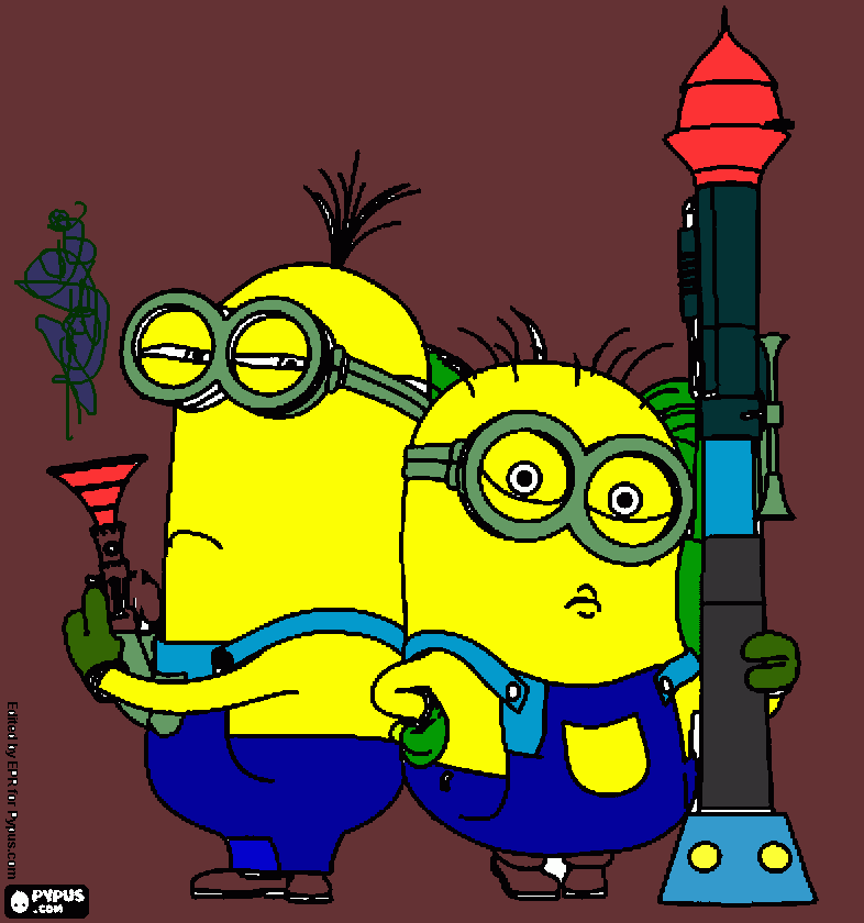 minions da colorare