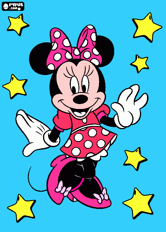 Minny da colorare