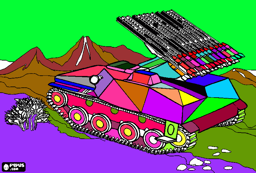 missili da colorare
