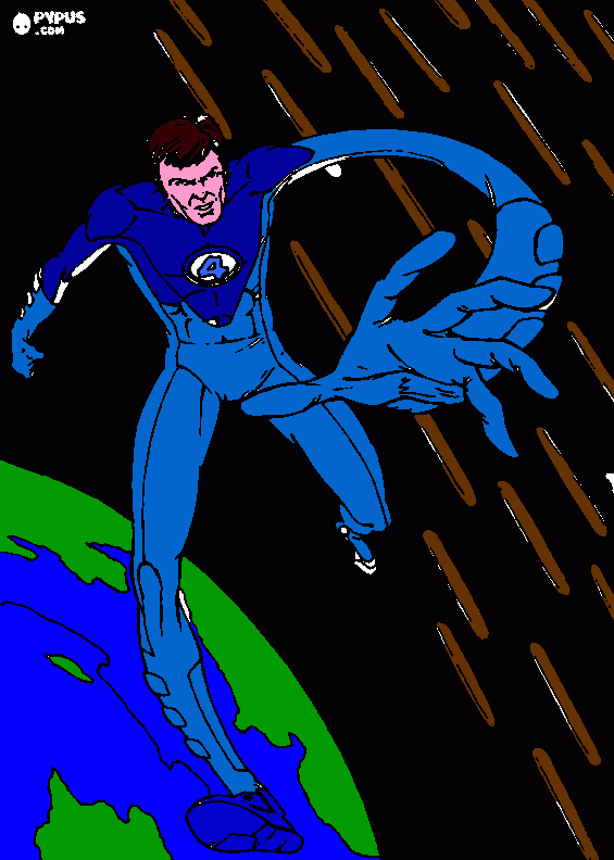 mister  fantastic da colorare