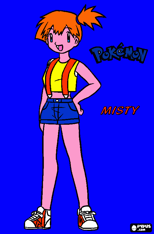misty da colorare