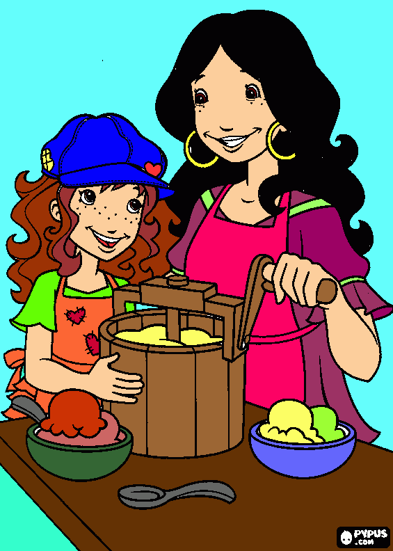 Monica e Alessia da colorare