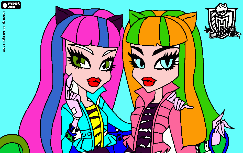 MONSTER HIGH DI GINEVRA da colorare