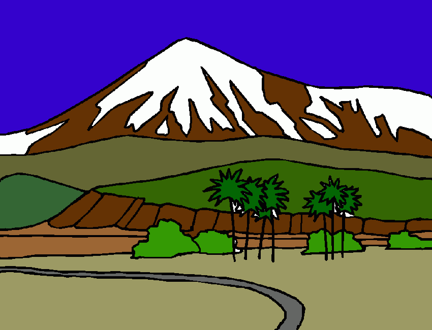 montagne da colorare
