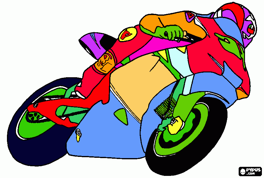 moto giacomo da colorare