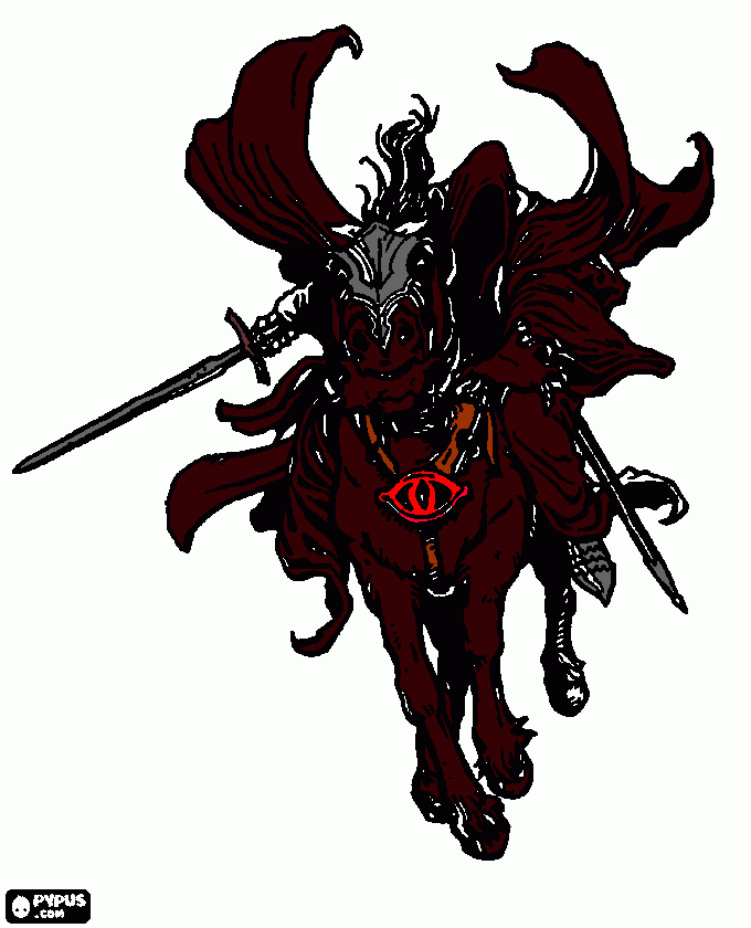 nazgul da colorare