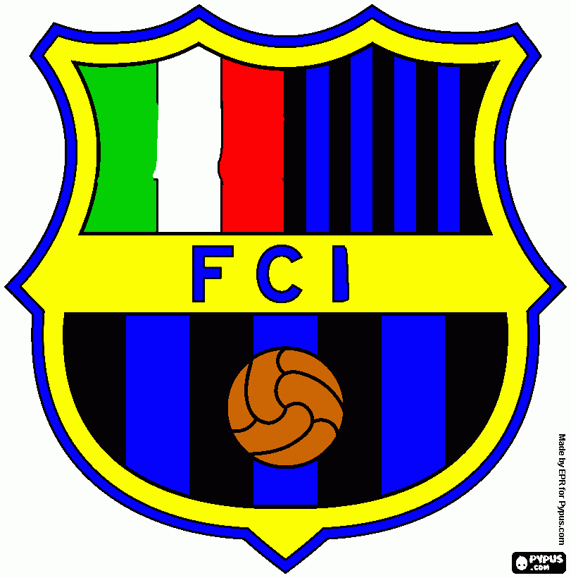 nuovo stemma inter da colorare