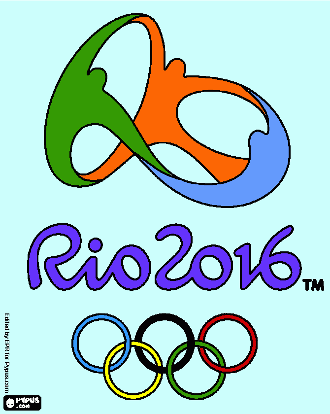 OLIMPIADI RIO 2016 da colorare