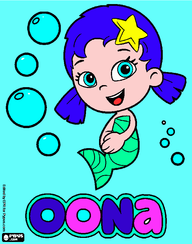 oona da colorare