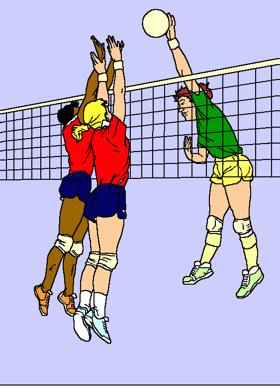 pallavolo da colorare
