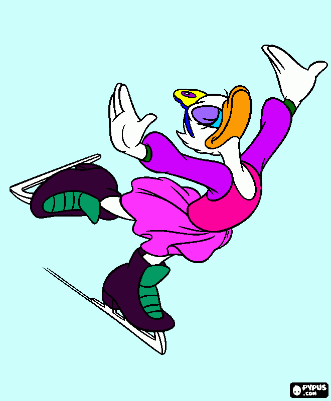 paperina ballerina da colorare