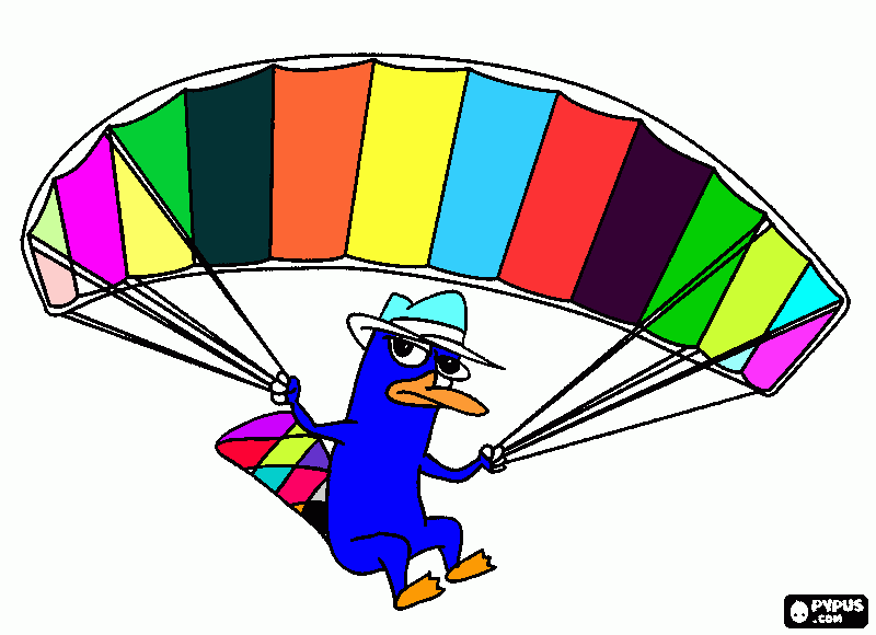 parapendio da colorare