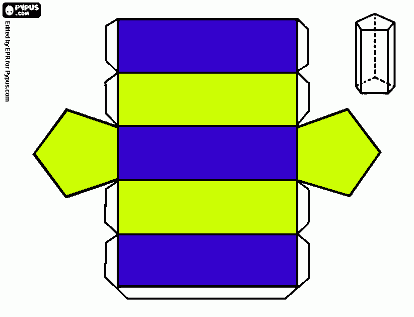 pentagono esagonale da colorare