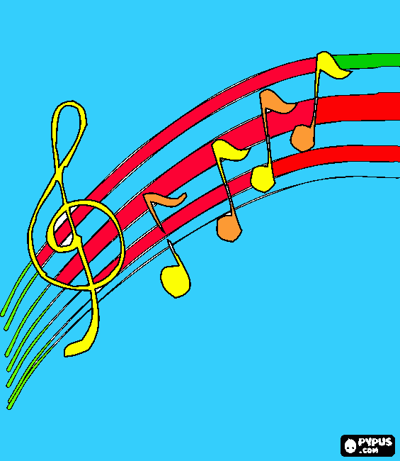 pentagramma da colorare