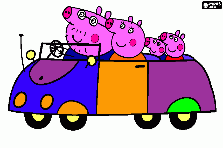 peppa pig docet da colorare
