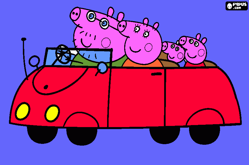 peppa pig per Alice Guardini da colorare