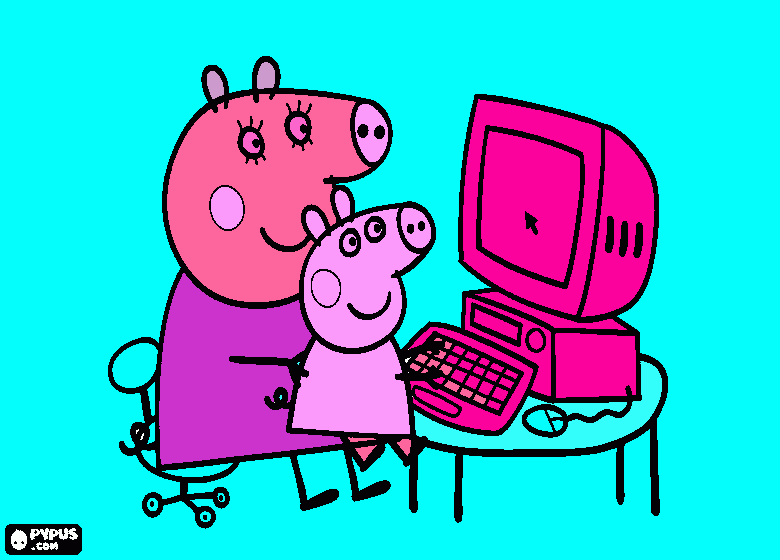 peppaPIG da colorare