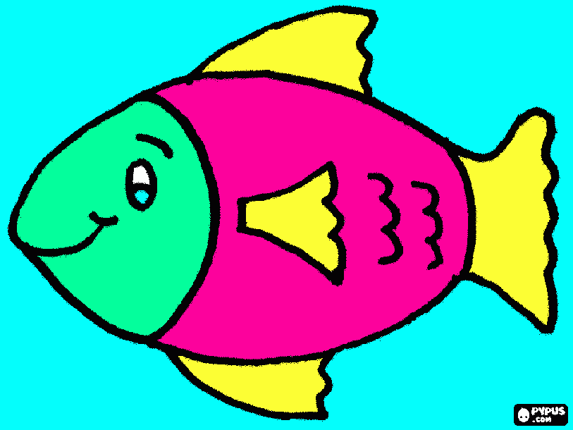 pesce giulia da colorare