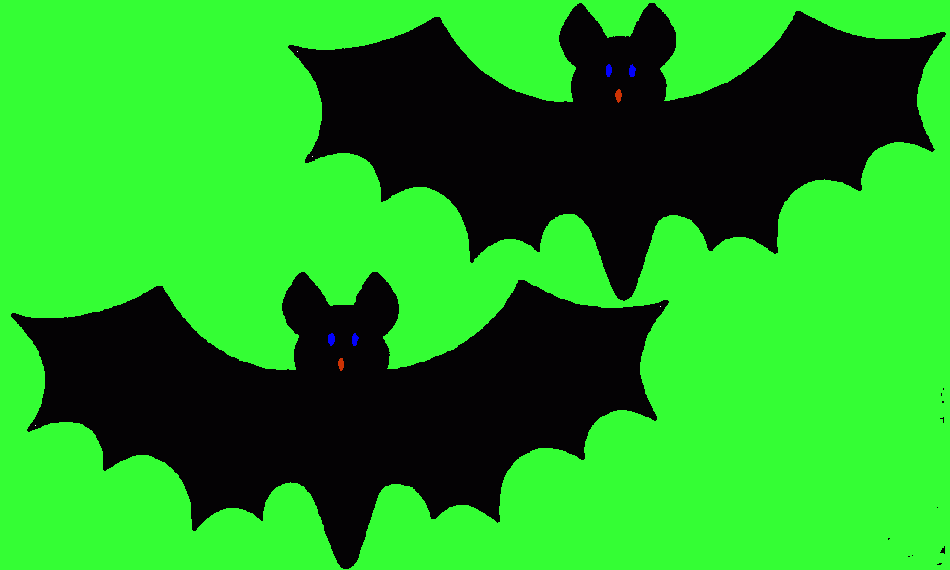 pipistrello da colorare