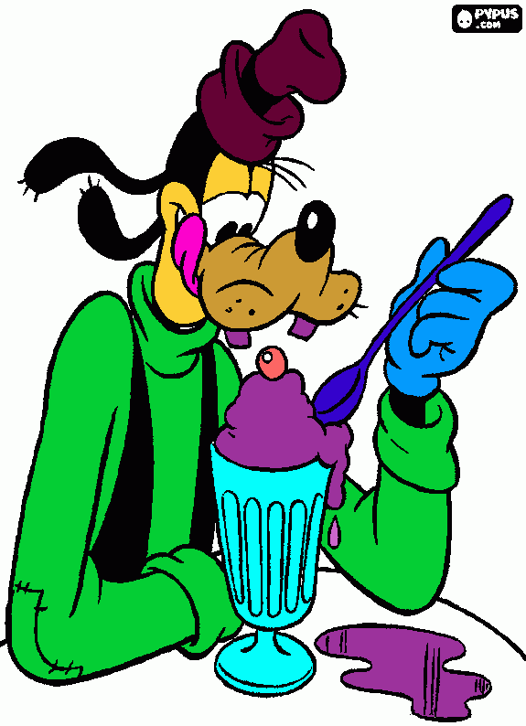 pippo da colorare
