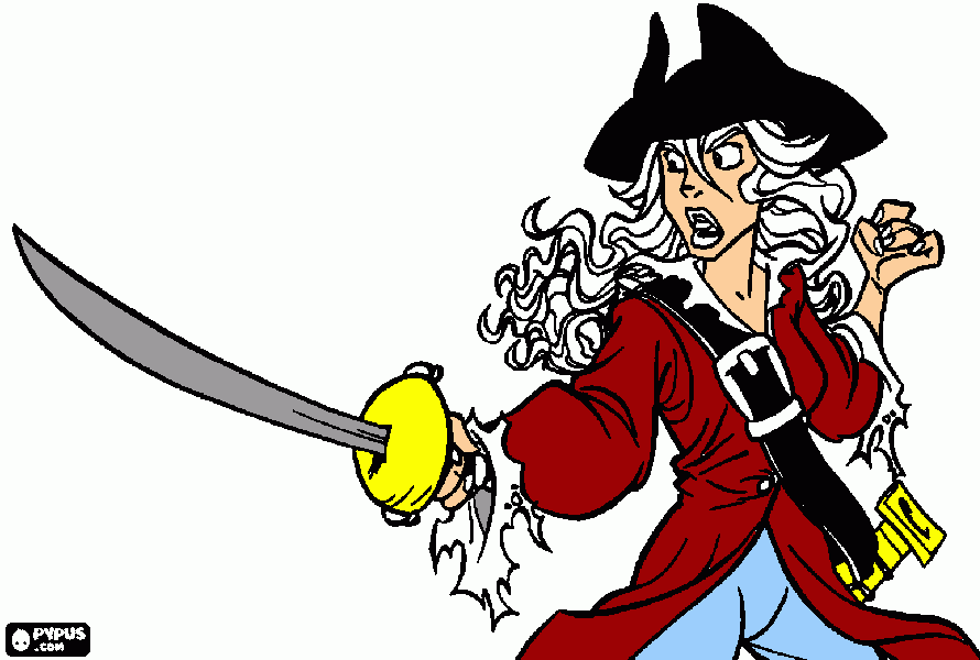 piratessa da colorare